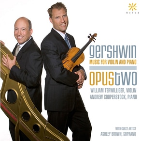CD Cover: Gershwin: Music for Violin and Piano